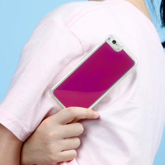 OEM - Liquid Neon Sand skal till iPhone 6/6s - Violet