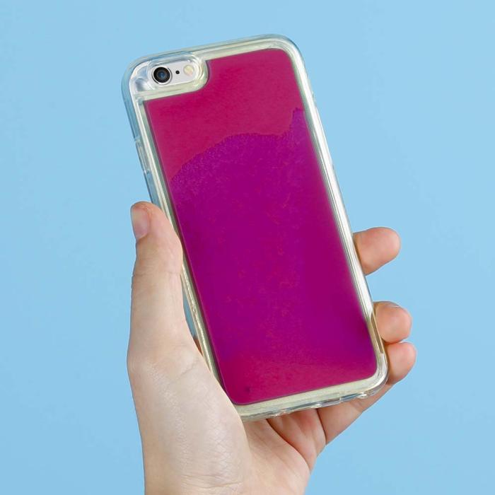 OEM - Liquid Neon Sand skal till iPhone 6/6s - Violet