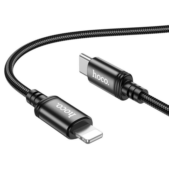 Hoco - Hoco USB-C till Lightning Kabel PD 20W X89 1m Svart