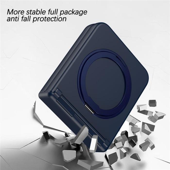 A-One Brand - Galaxy Z Flip 7 Mobilskal Magsafe Spring Hinge - Marinblå