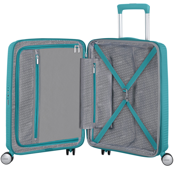 AMERICAN TOURISTER - AMERICAN TOURISTER Soundbox Kabinväska Exp. 55 Turquoise Tonic