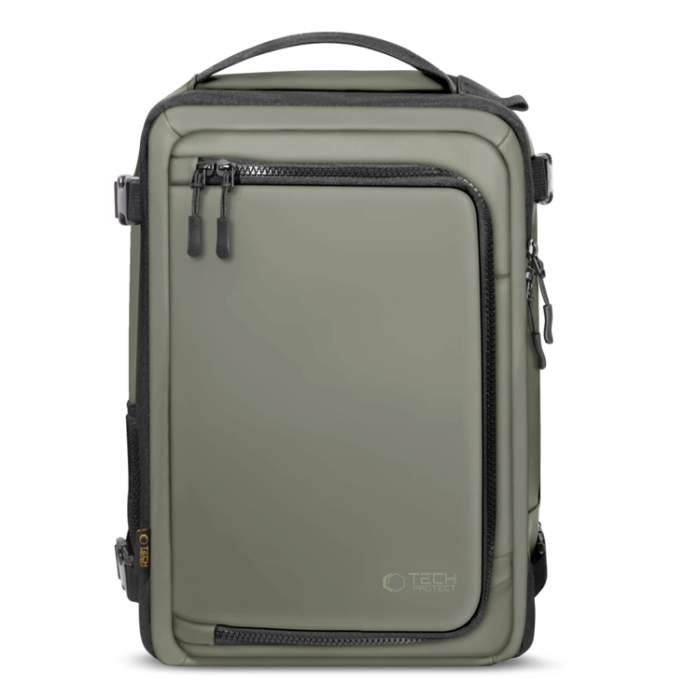 Tech-Protect - Tech-Protect Travel DatorRyggsäck 20L Defender - Olive Grön