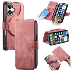 CASENEO - CASENEO iPhone 16 Pl&aring;nboksfodral Konstl&auml;der - Rosa