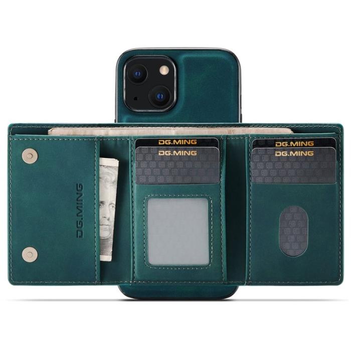 DG.MING - DG.MING M1 Series Mobilskal till iPhone 14 Plus 2-i-1 Grön
