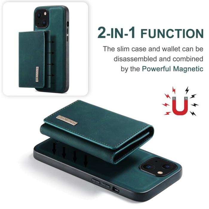 DG.MING - DG.MING M1 Series Mobilskal till iPhone 14 Plus 2-i-1 Grön