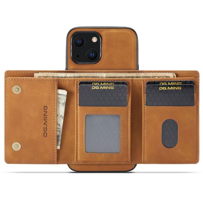 DG.MING - DG.MING M1 Series Mobilskal till iPhone 14 Plus 2-i-1 Magnetisk Brun