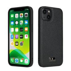 FIERRE SHANN - FIERRE SHANN iPhone 13 Fodral KonstL&auml;der - Litchi Pattern