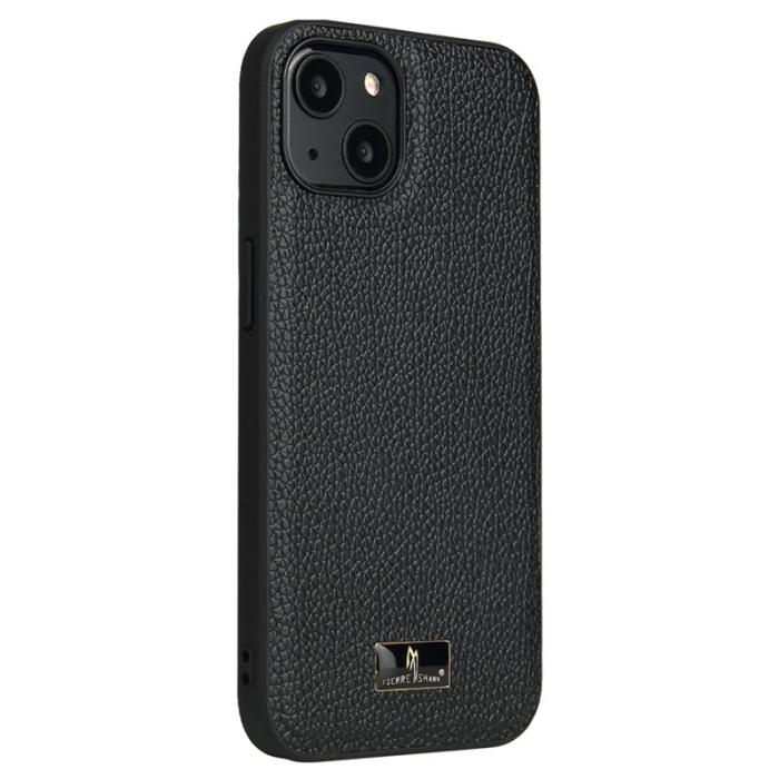 FIERRE SHANN - FIERRE SHANN iPhone 13 Fodral KonstLäder - Litchi Pattern