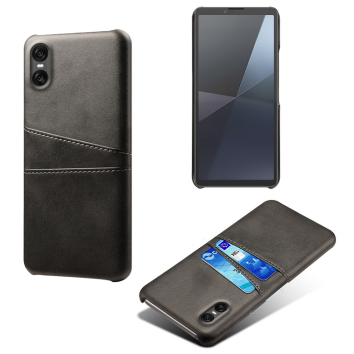 A-One Brand - Sony Xperia 10 VII Mobilskal med Dual Kortfack - Svart
