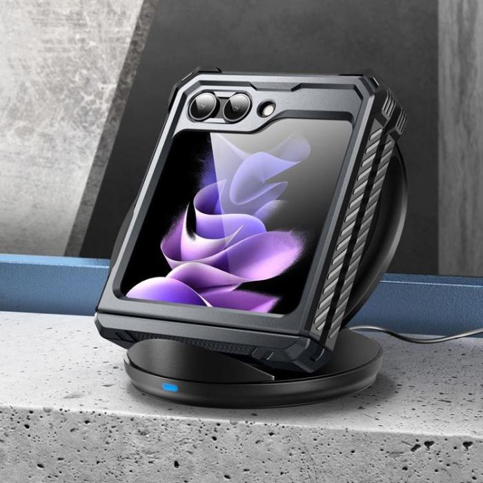 UTGATT - SupCase Galaxy Z Flip 5 Mobilskal Armorbox - Svart