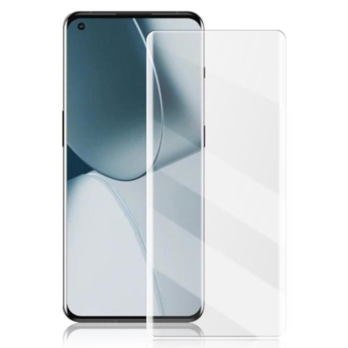 Mocolo - Mocolo OnePlus 10 Pro Härdat Glas Skärmskydd 3D Curved UV Glue