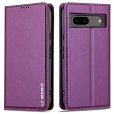 LC.imeeke - LC.IMEEKE L1 Series Google Pixel 8 Pl&aring;nboksfodral Konstl&auml;der - Lila