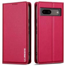 LC.imeeke - LC.IMEEKE L1 Series Google Pixel 8 Pl&aring;nboksfodral Konstl&auml;der - R&ouml;d