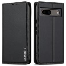 LC.imeeke - LC.IMEEKE L1 Series Google Pixel 8 Pl&aring;nboksfodral Konstl&auml;der - Svart