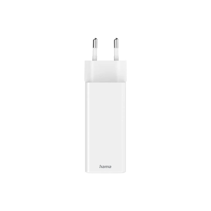 Hama - Hama Snabbladdare 100W 2xUSB-C 1xUSB-A GaN - Vit