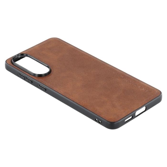 X-Level - X-LEVEL Bojue-3 Mobilskal till Samsung Galaxy S25 Edge Läder Brun