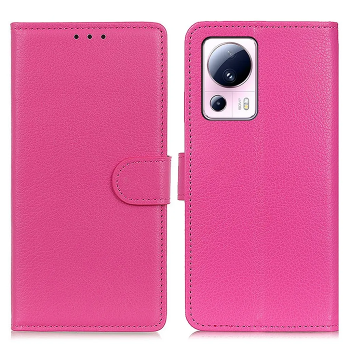 Taltech - Xiaomi 13 Lite 5G Plånboksfodral Stöttåligt - Rosa