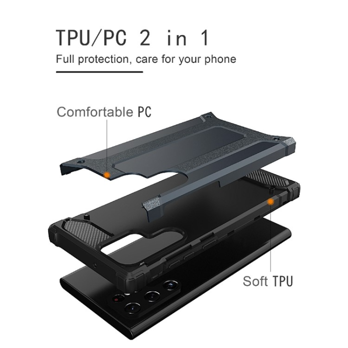 OEM - Galaxy S23 Ultra Mobilskal Tough Armor - Svart
