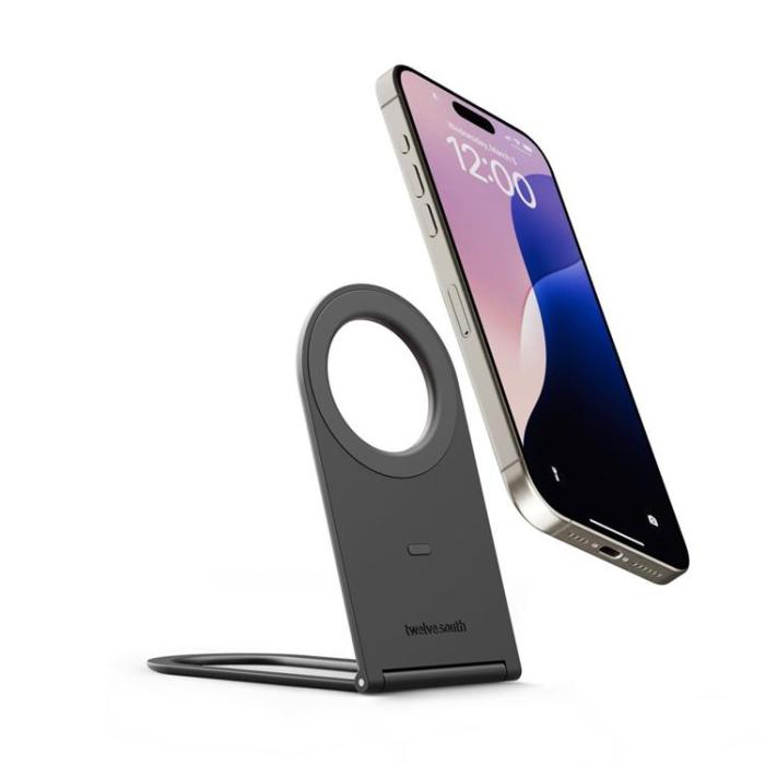 Twelve South - Twelve South MagSafe Bärbart Mobilstativ med Hållare Curve Nano - Skiffer