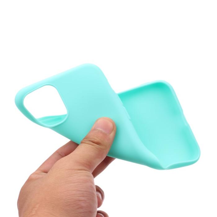 OEM - iPhone 15 Pro Max Mobilskal TPU Matte Slim-Fit - Cyan