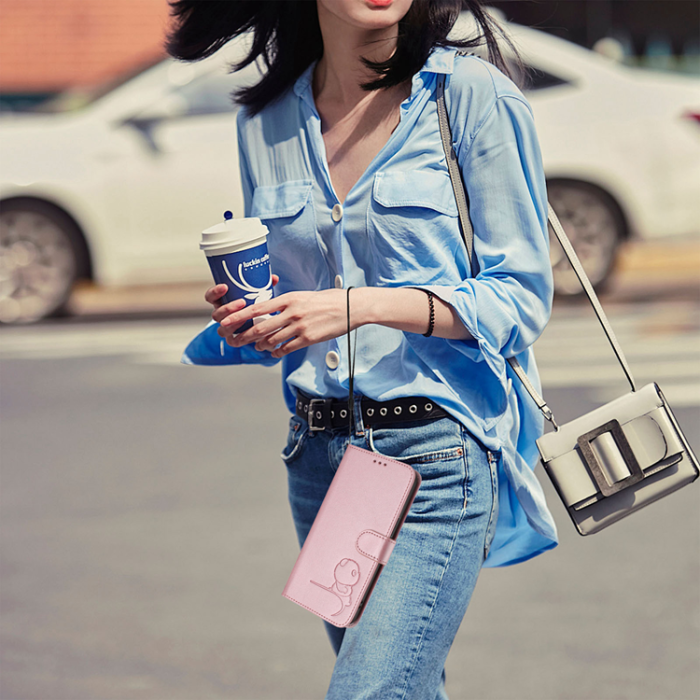 A-One Brand - OnePlus 15 Konstläder Plånboksfodral Panda Imprint RFID-Skydd