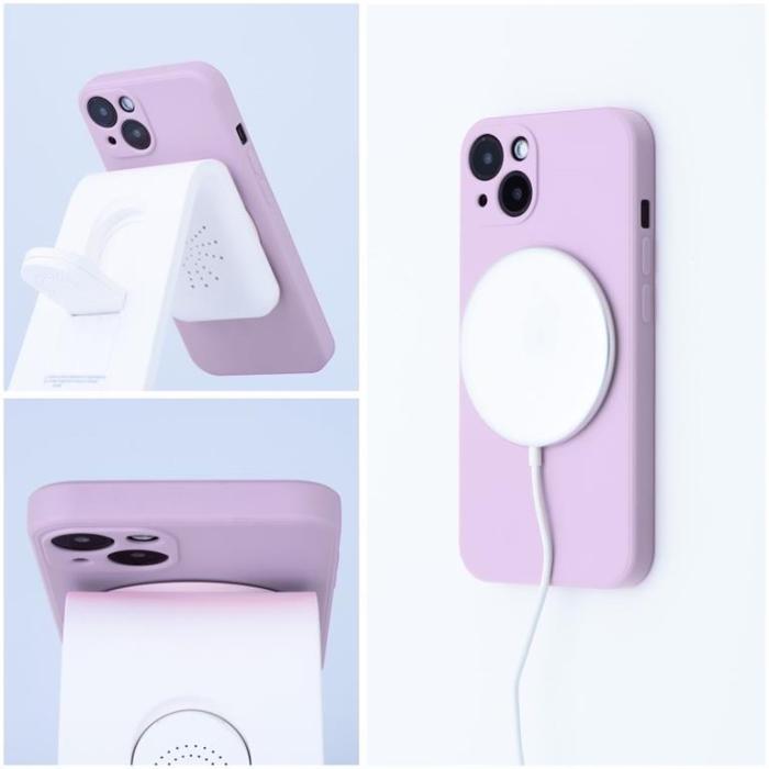 OEM - iPhone 12 Pro Max Magsafe Skal Silikon - Rosa