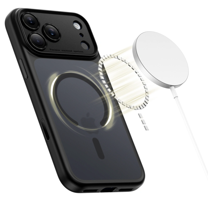 Tech-Protect - Tech-Protect iPhone 17 Pro Max Mobilskal Magsafe Peak - Matte Svart