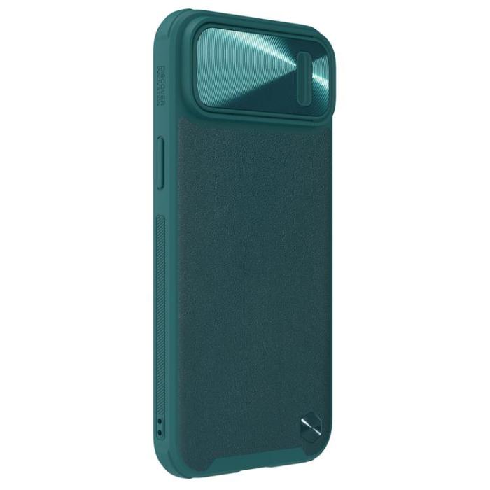 Nillkin - Nillkin iPhone 14 Plus Skal CamShield Läder S - Grön