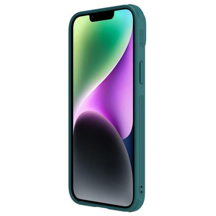 Nillkin - Nillkin iPhone 14 Plus Skal CamShield Läder S - Grön