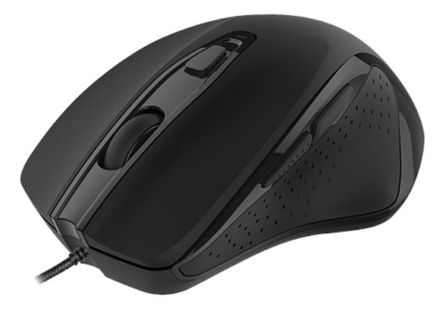 Deltaco Trådbunden tyst Mus för kontoret - Svart | 264 | AlltMobil