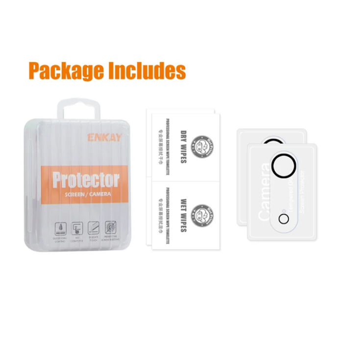 HAT PRINCE - [2-Pack] Hat Prince iPhone 17 Air Härdat Glas Kameralinsskydd - Transparent