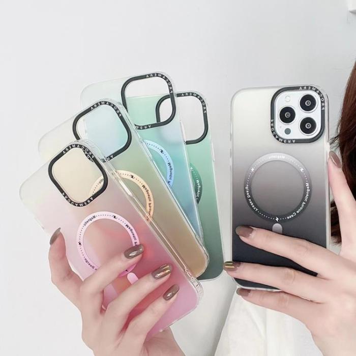 OEM - iPhone 11 Mobilskal Magsafe Gradient - Rosa