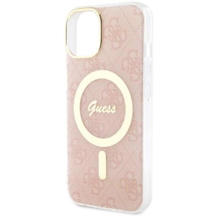 Guess - Guess iPhone 14 Plus Mobilskal MagSafe - Rosa