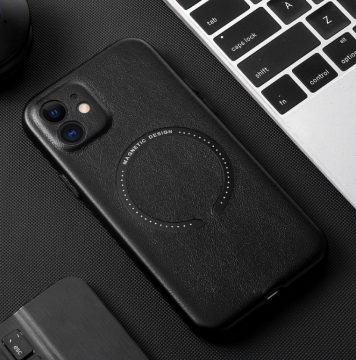 Boom of Sweden - BOOM iPhone XS Max Läderskal Magsafe - Svart