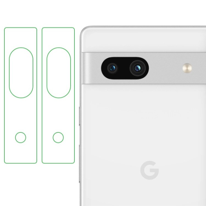A-One Brand - [2-PACK] Google Pixel 7A Kameralinsskydd i Härdat glas - Clear