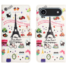 A-One Brand - iPhone Air Plånboksfodral Pattern Print - Eiffeltornet