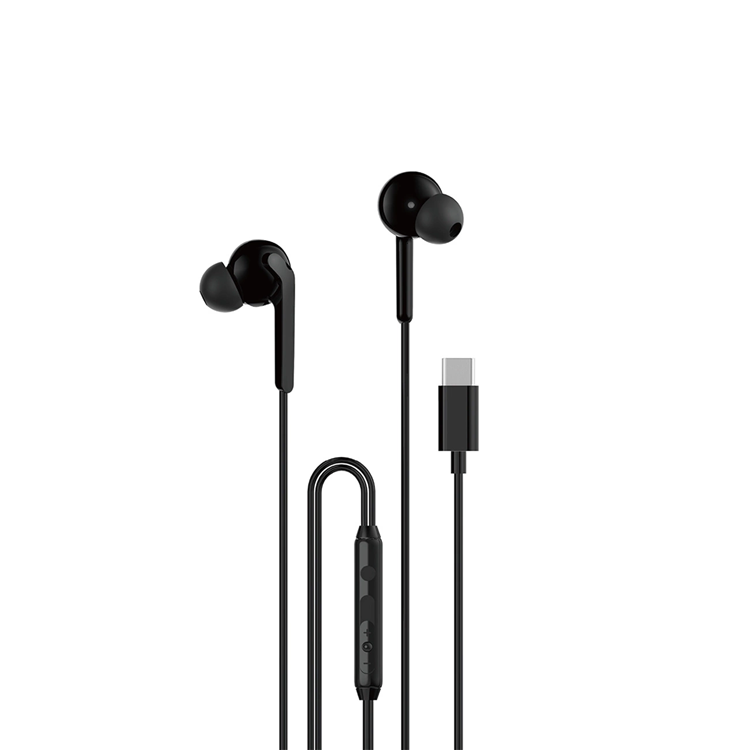 Dudao In-Ear Hörlurar USB-C 1.2m X3C Plus - Svart | 249 | AlltMobil