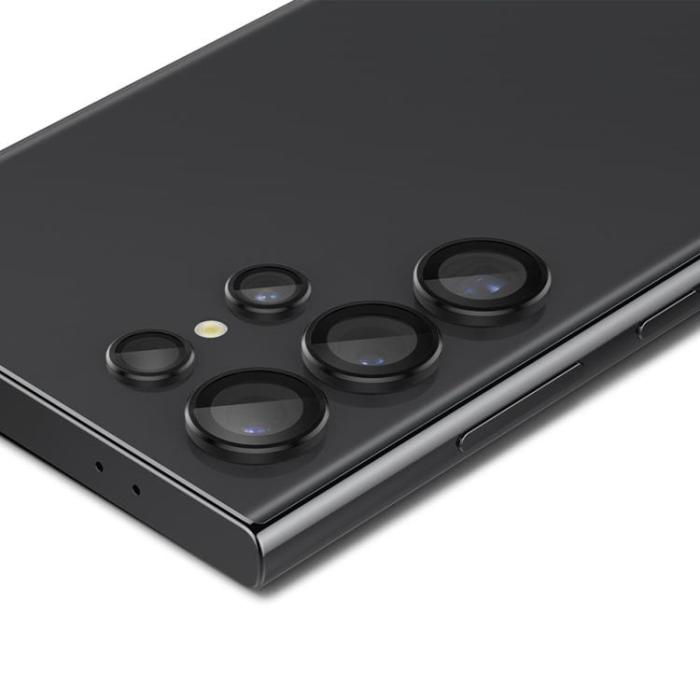 Spigen - [2-Pack] Spigen Galaxy S24 Ultra Kameralinsskydd Härdat glas EZ-Fit