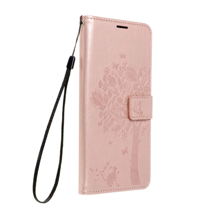 OEM - Galaxy A36 Plånboksfodral Mezzo Tree - Rosa Guld