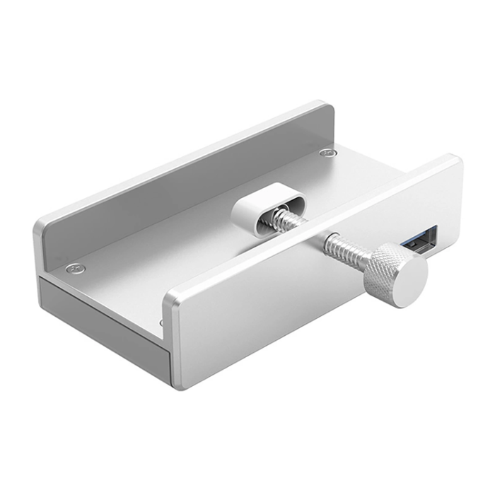 ORICO - Orico Hubklämma-monterad 4xUSB-A 3.0 - Silver