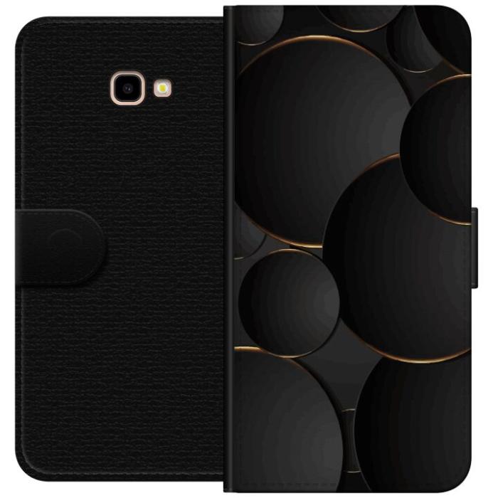 iSecrets - Plånboksfodral till Samsung Galaxy J4+ med Lyxig Cirklar