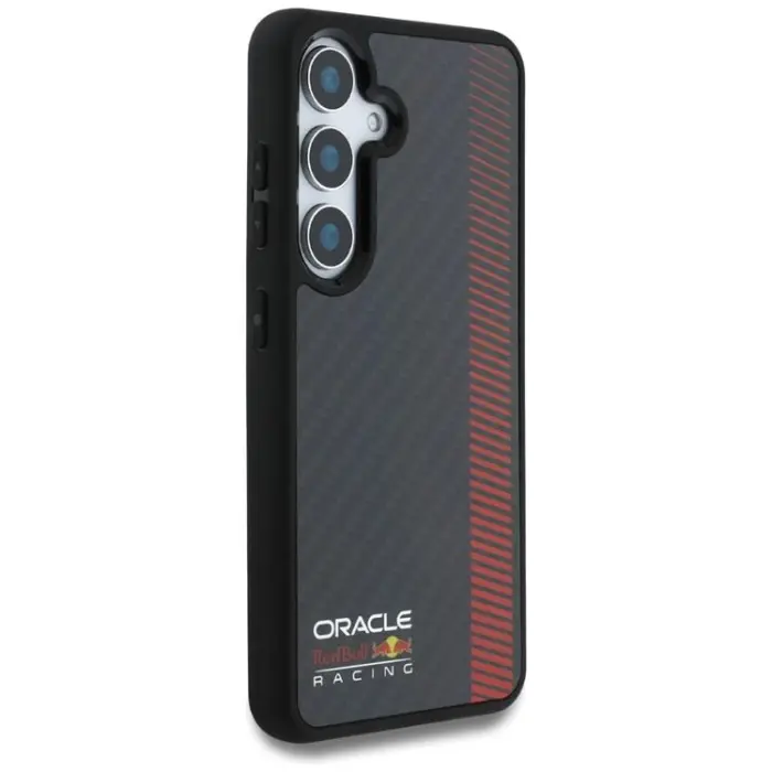 Red Bull - Red Bull Galaxy S25 Plus Mobilskal MagSafe Carbon Fiber Powerbar - Svart