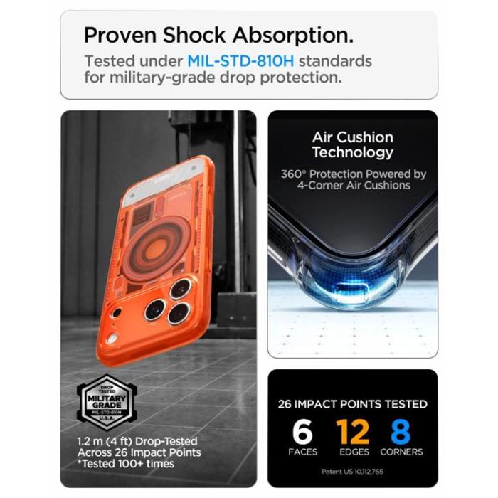 Spigen - Spigen Mobilskal För iPhone 18 Pro/17 Pro Magsafe Ultra Hybrid C-One
