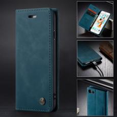 Caseme - CASEME 013 Auto-absorberande Pl&aring;nboksfodral Konstl&auml;der iPhone 6s/6 Bl&aring;