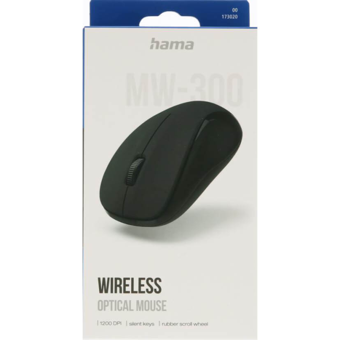 Hama - HAMA Optisk Trådlös Mus MW-300 V2 - Svart