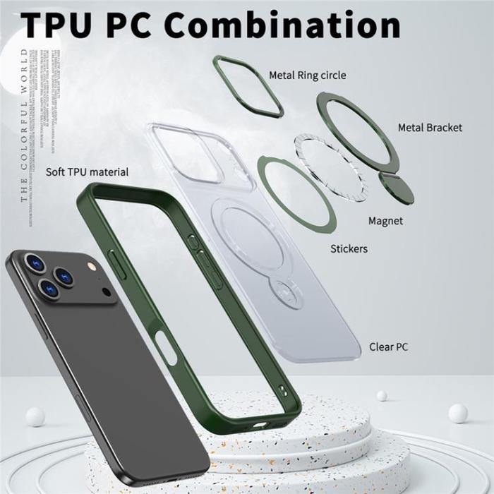 A-One Brand - iPhone 17 Pro Max Mobilskal MagSafe Rotating Kickstand