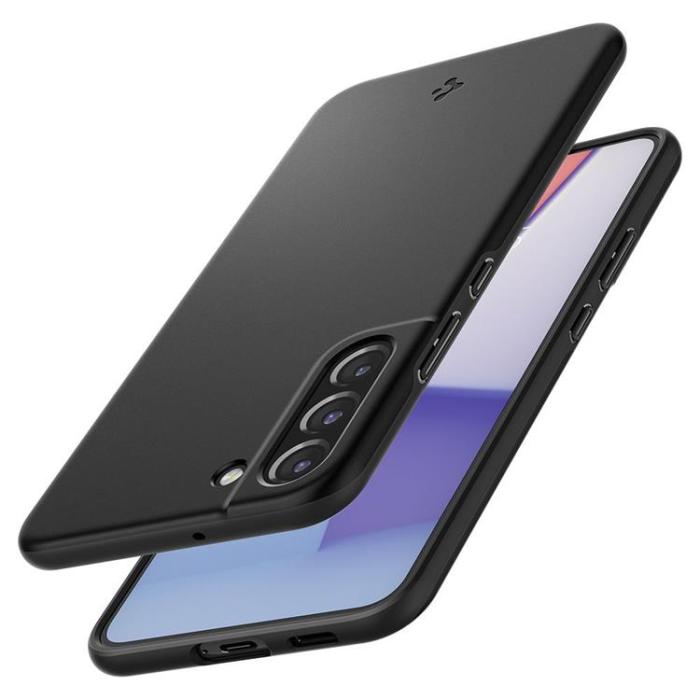 UTGATT - Spigen Thin Fit Skal Galaxy S22 - Svart