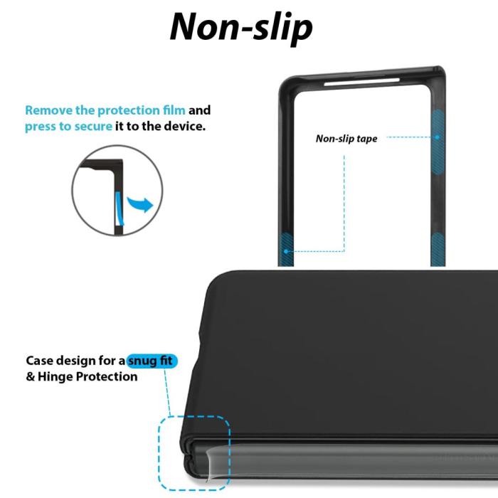 UTGATT1 - Whitestone Galaxy Z Fold 4 Skal Contrast - Matte Svart