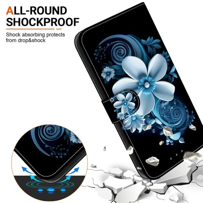 OEM - Samsung Galaxy S26 / S26 Pro Plånboksfodral Mönstertryck Konstläder - Svart