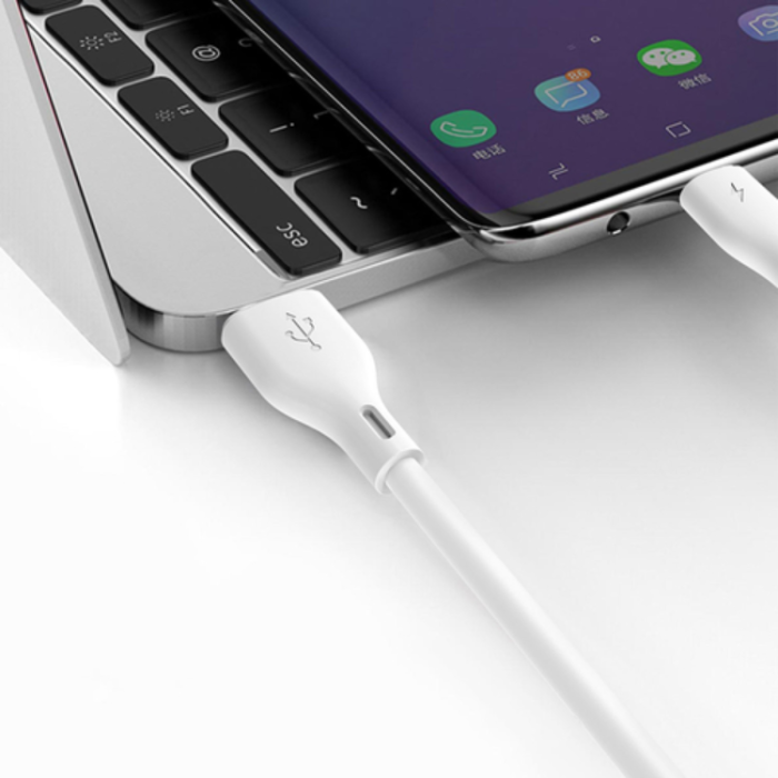 Dudao - Dudao L2L USB-A / Lightning 3A Kabel 2m - Vit